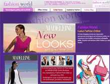 Tablet Screenshot of fashion-world.gr